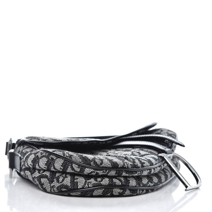 Christian Dior Monogram Saddle Bag Black 4 of 7