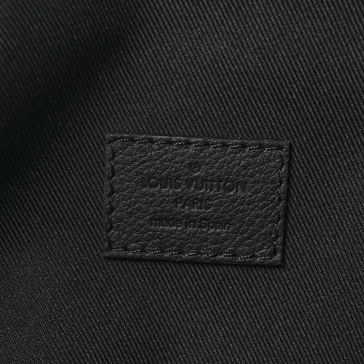 Louis Vuitton LOUIS VUITTON Calfskin Monogram Shadow Discovery Bumbag Black 6 of 9