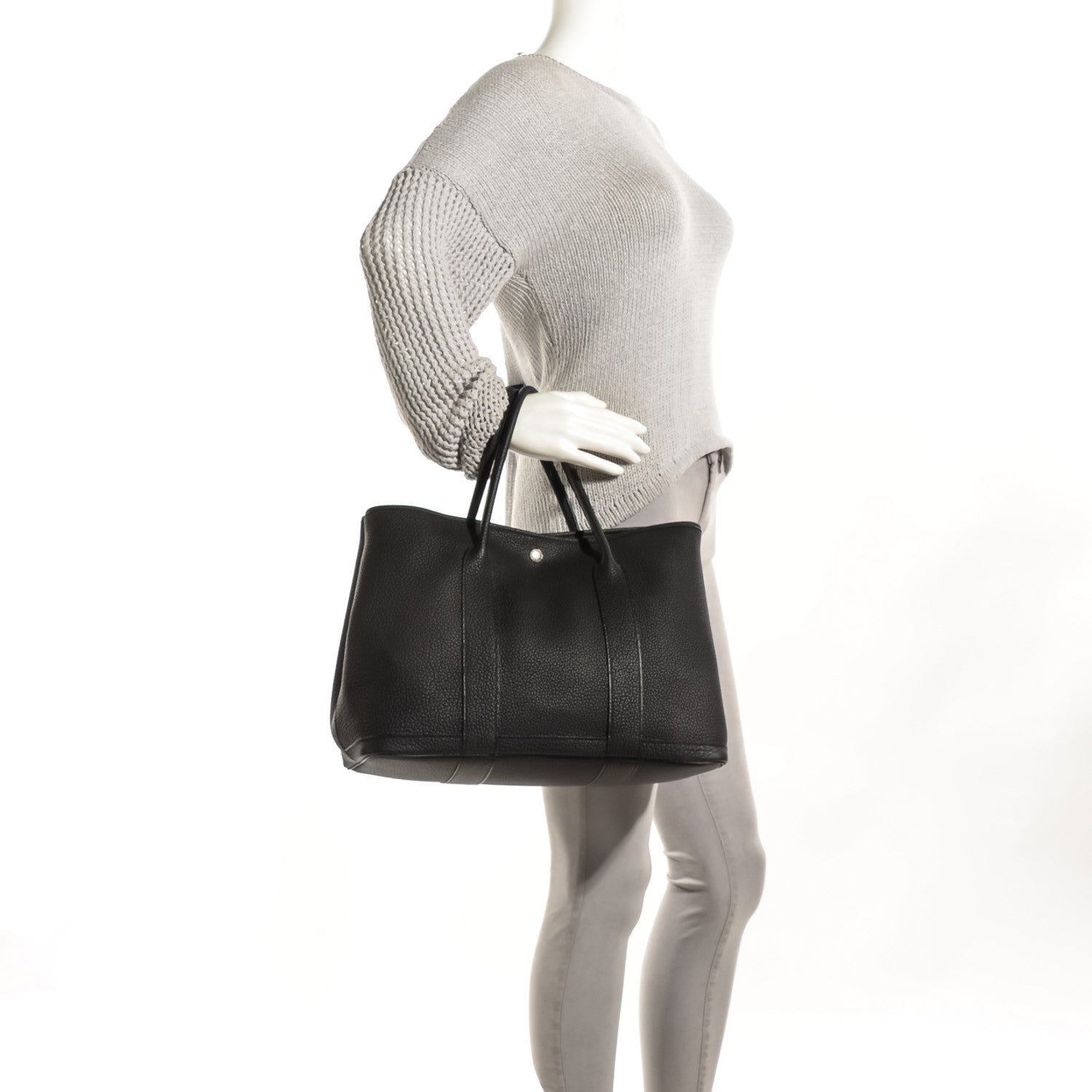 Hermes Negonda Garden Party Tote 36 MM Black 9 of 16