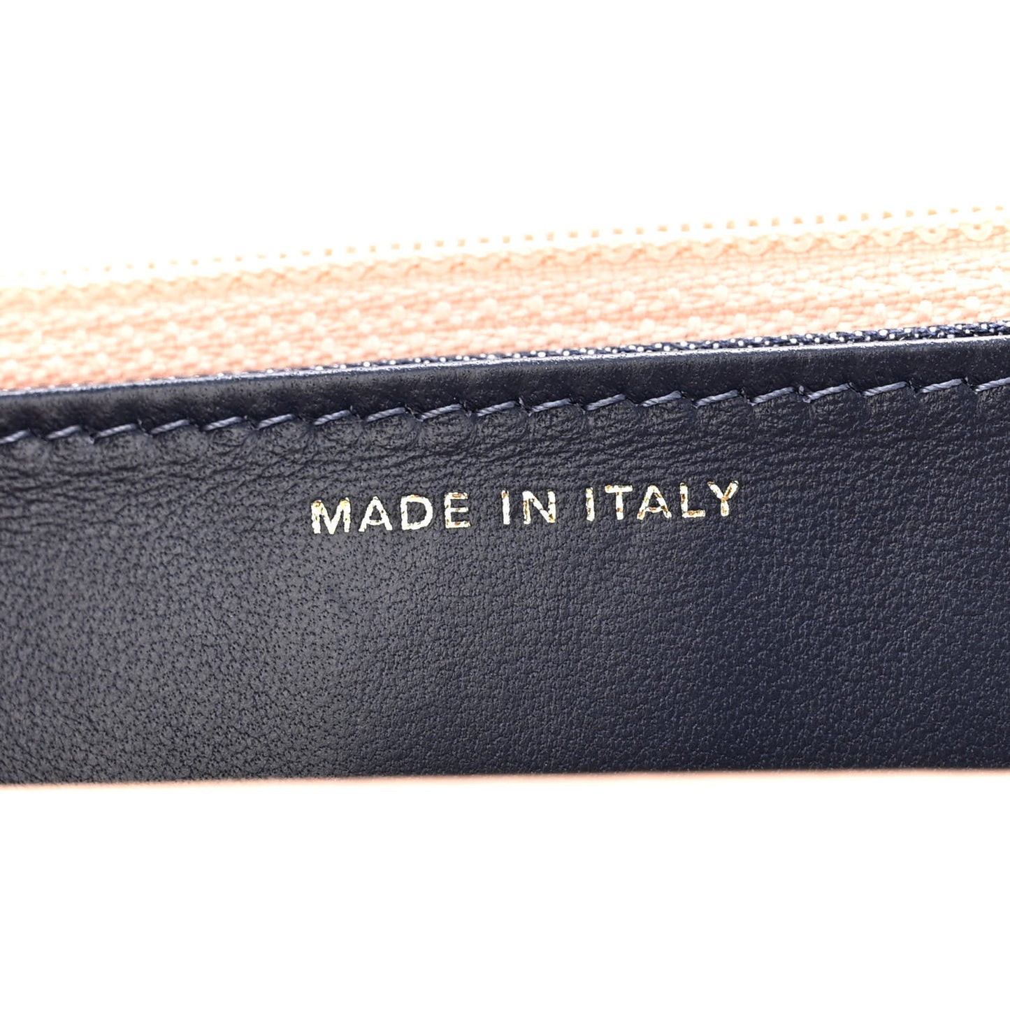 Lambskin Plexi Quilted Wallet On Chain WOC Light Beige