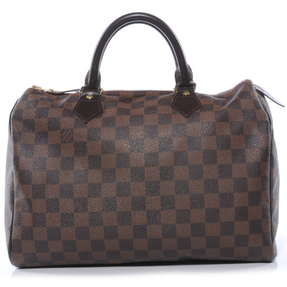 Louis Vuitton Damier Ebene Speedy 30 1 of 15