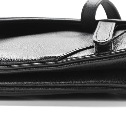 Christian Dior Calfskin Saddle Bag Black 10 of 10
