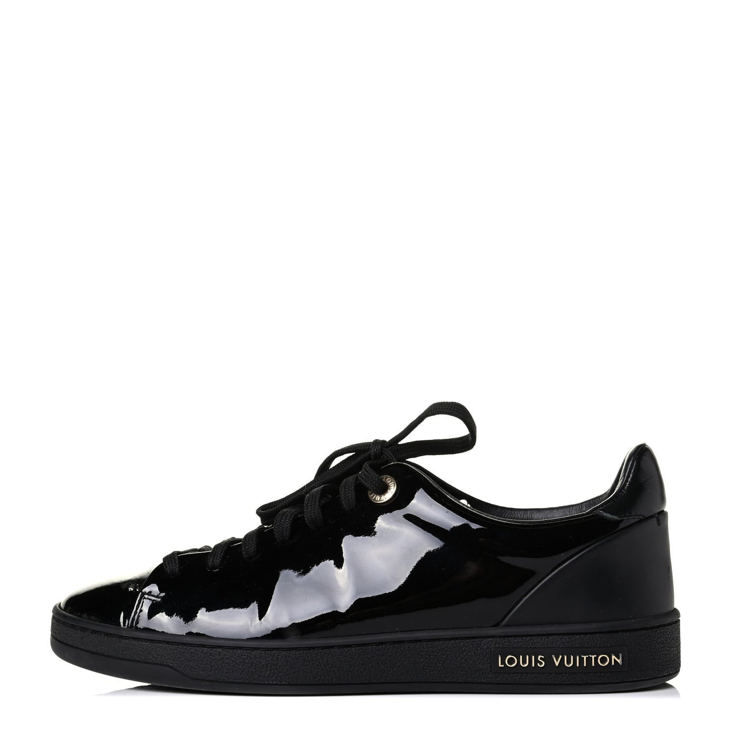 Patent Calfskin Frontrow Sneakers 36.5 Black