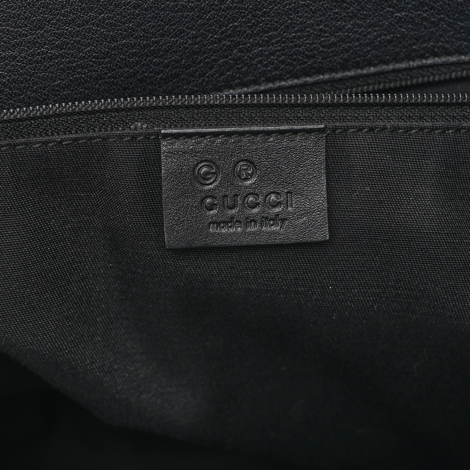 Gucci Calfskin Medium Braided Handle Gifford Tote Black 6 of 10