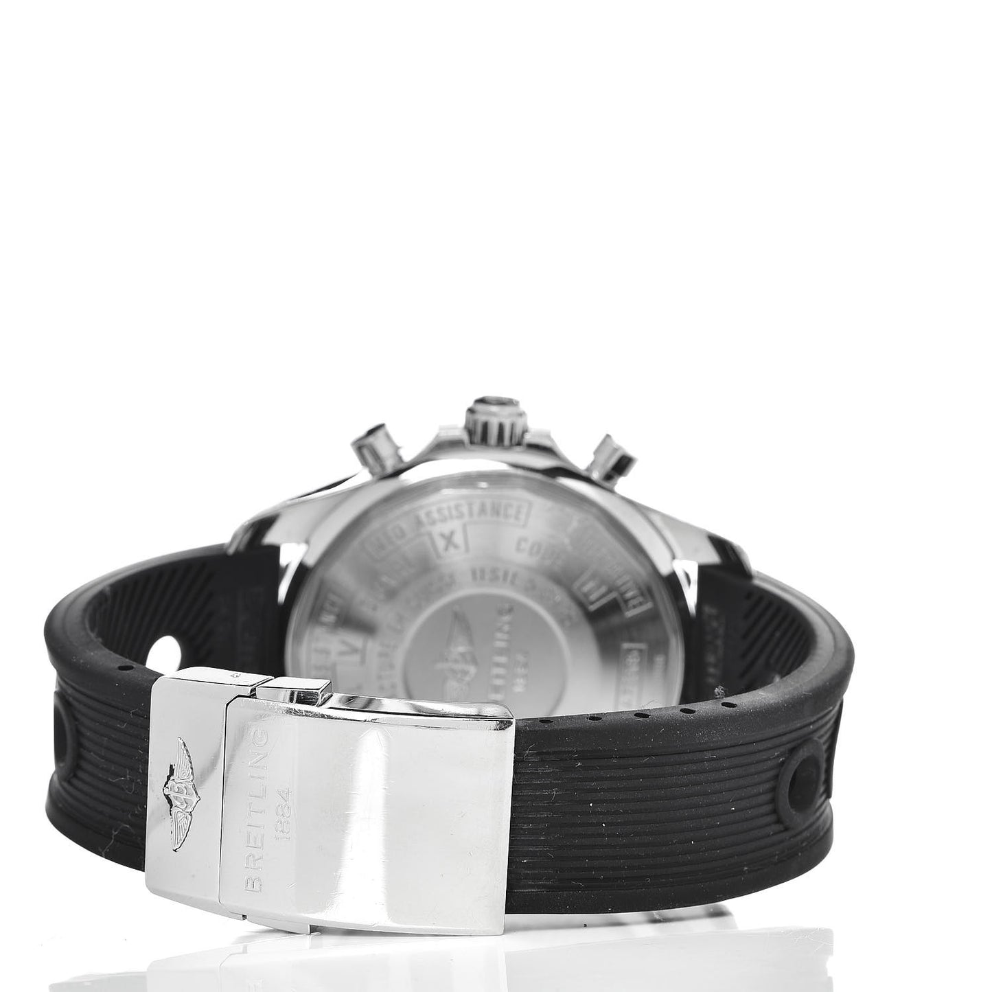 Stainless Steel 48mm Chronospace Chronograph Quartz Watch Black A78365