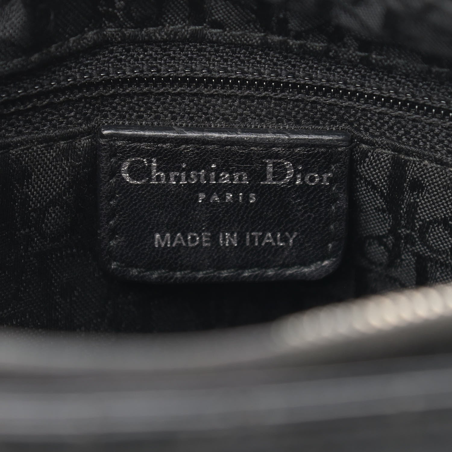 Christian Dior Patent Cannage Stitched Medium Lady Dior Black 5 of 15