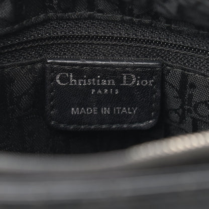 Christian Dior Patent Cannage Stitched Medium Lady Dior Black 5 of 15