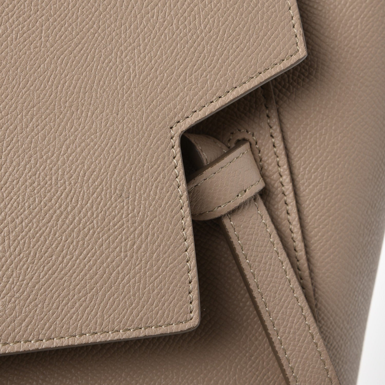 Celine Grained Calfskin Mini Belt Bag Light Taupe 9 of 11