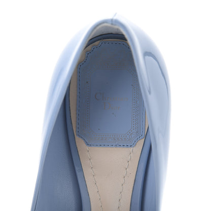 Christian Dior Patent Dioressence Pointed Toe Pumps 36.5 Celeste 7 of 10