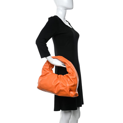 Bottega Veneta Smooth Butter Calfskin Small The Shoulder Pouch Light Orange 2 of 8