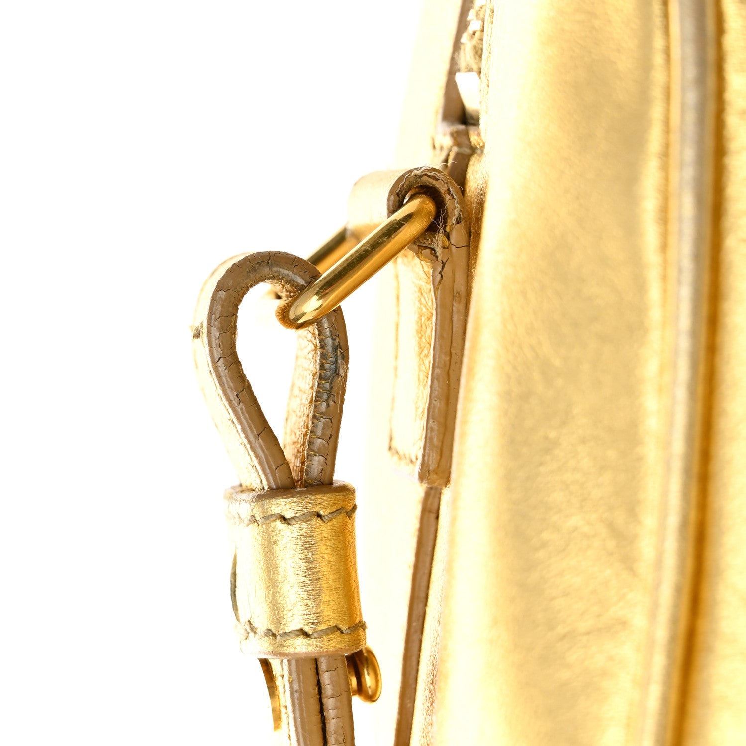 Saint Laurent Calfskin Classic Baby Duffle Gold 15 of 15