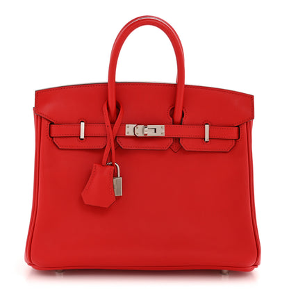 Hermes Veau Jonathan Birkin 25 Rouge De Coeur 1 of 13