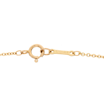 Tiffany 18K Yellow Gold Elsa Peretti Full Heart Pendant Necklace 5 of 6