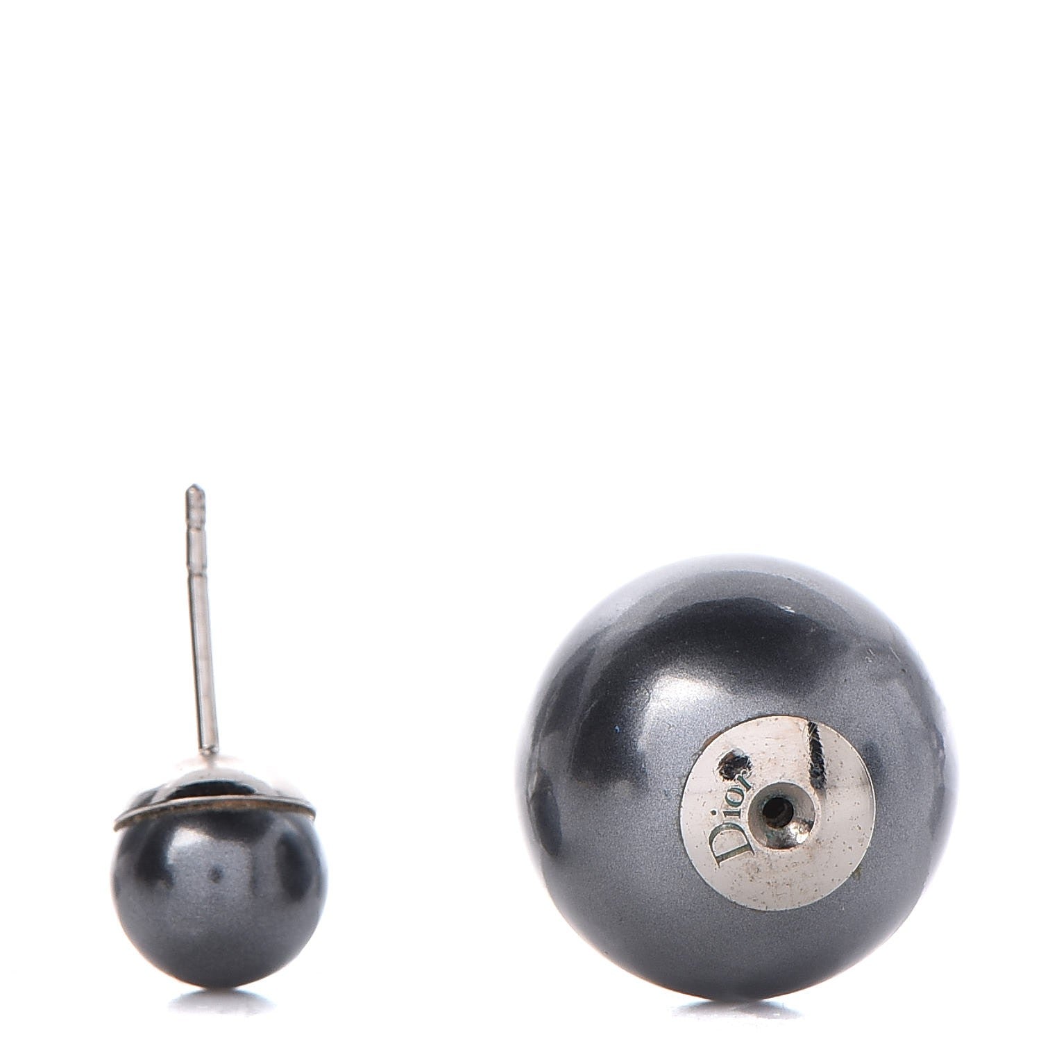 Christian Dior Mise En Dior Tribal Earrings Grey 3 of 4