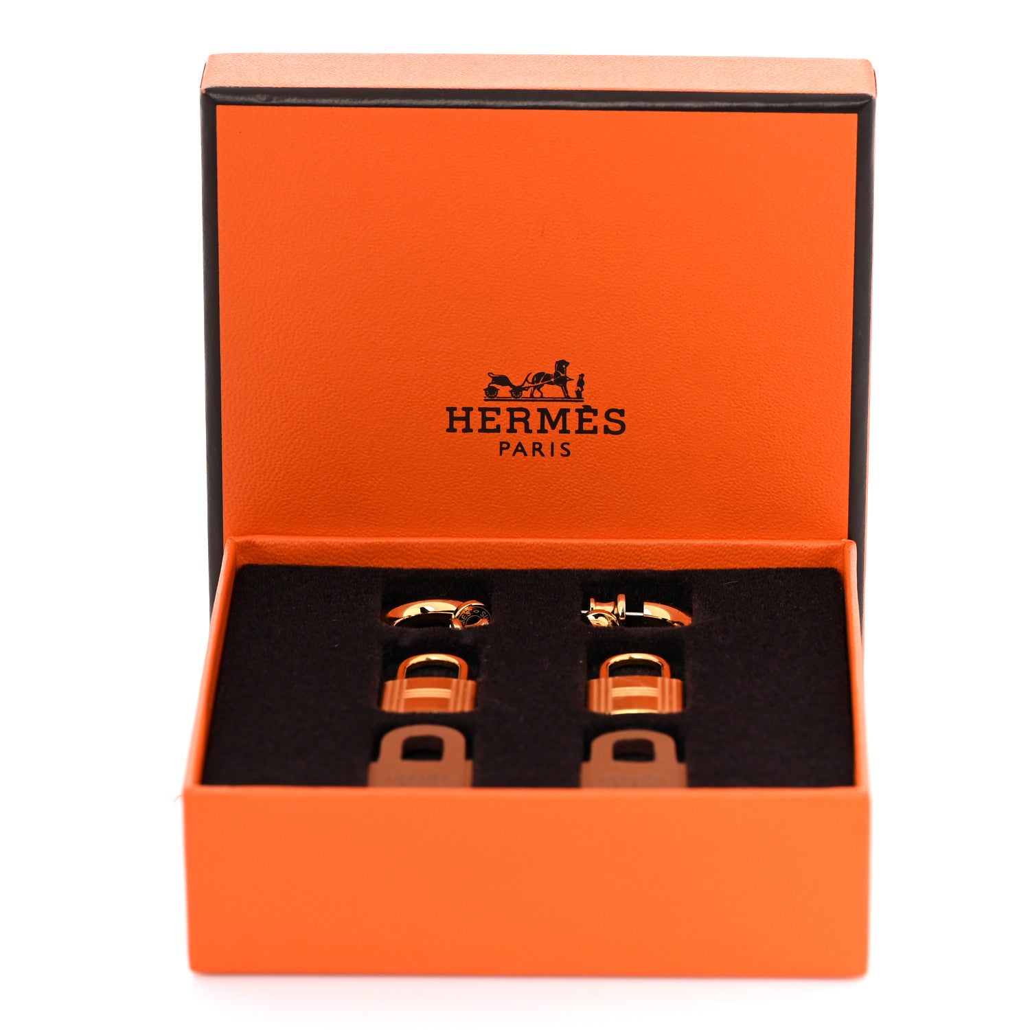 Hermes Swift O'Kelly Earrings Gold 7 of 7