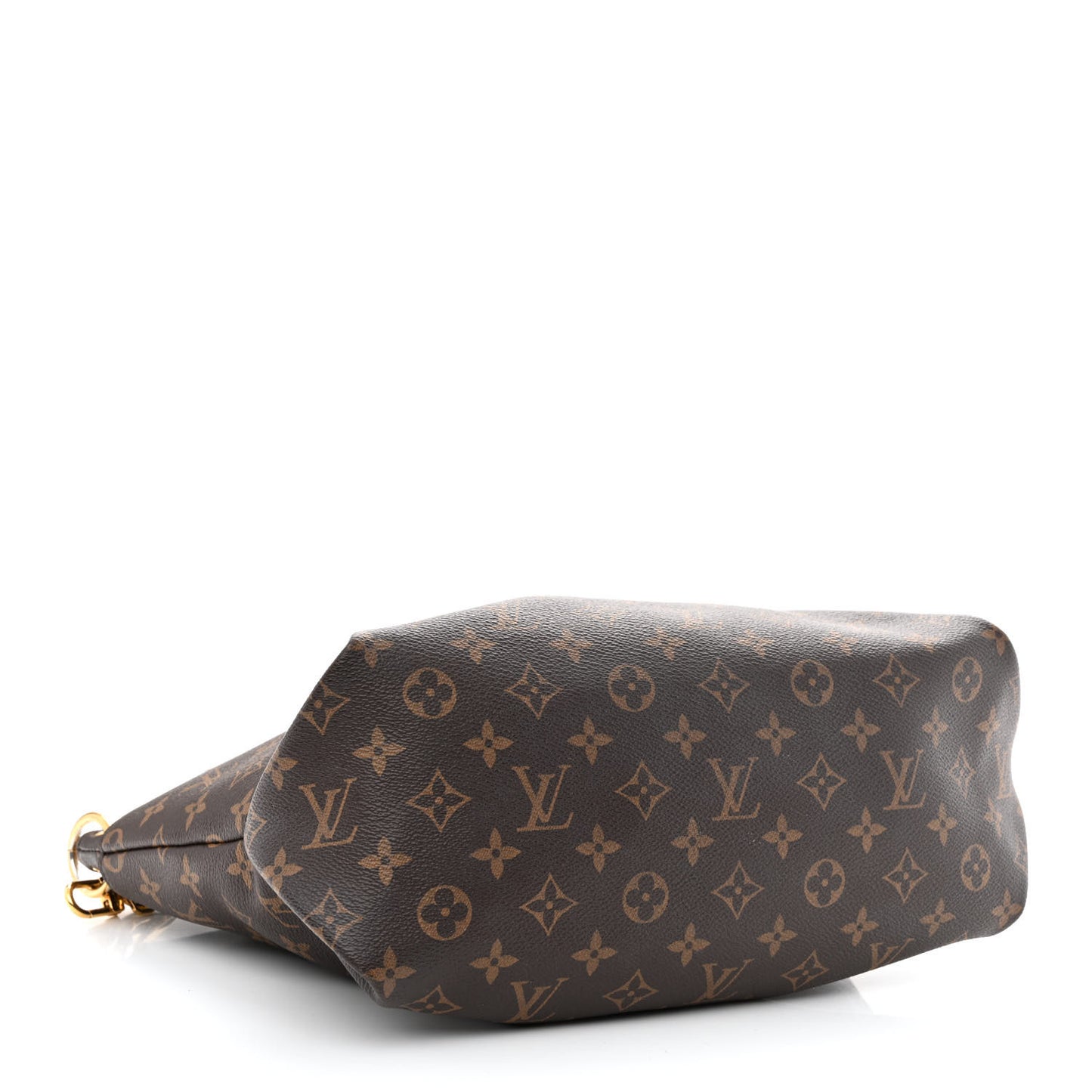 Monogram Flower Zipped Tote MM Black