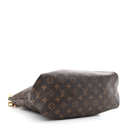 Louis Vuitton Monogram Flower Zipped Tote MM Black 4 of 17