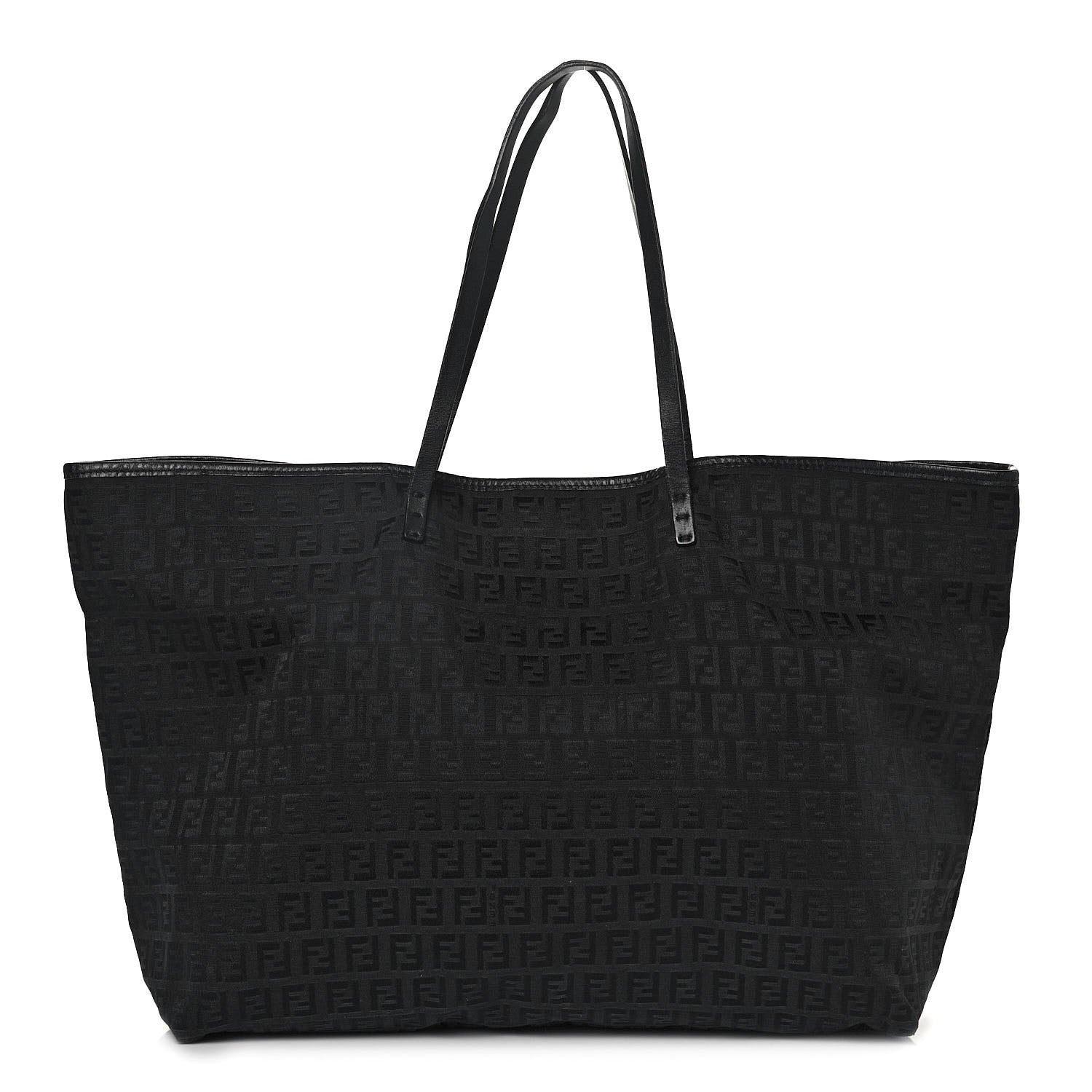 Fendi Zucchino Shopping Tote Black 1 of 16