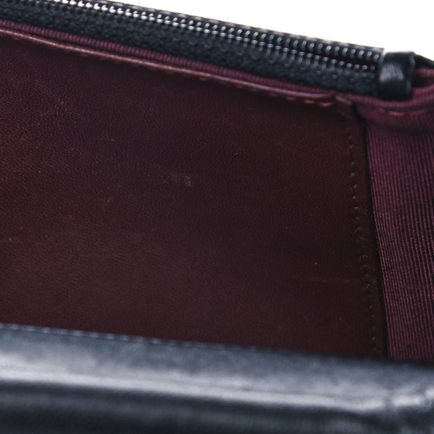 Lambskin Quilted Wallet On Chain WOC Black