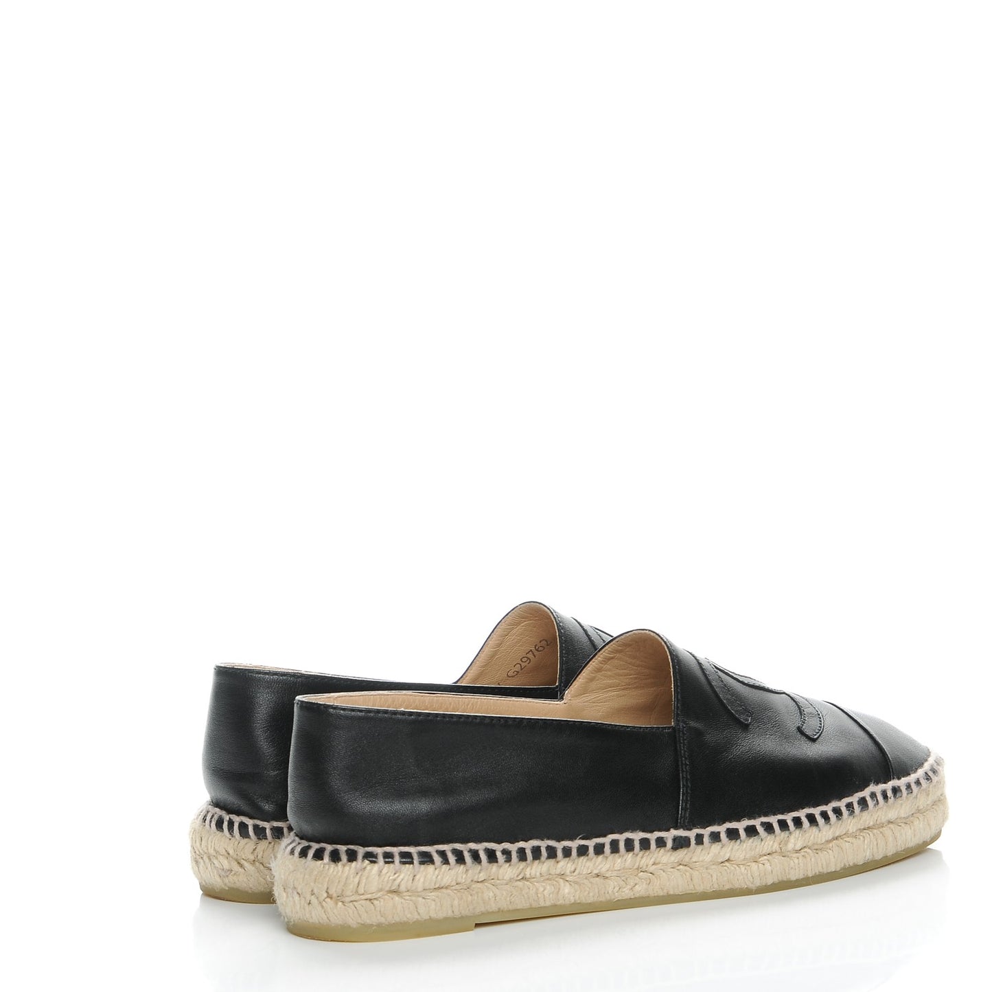 Lambskin CC Espadrilles 41 Black