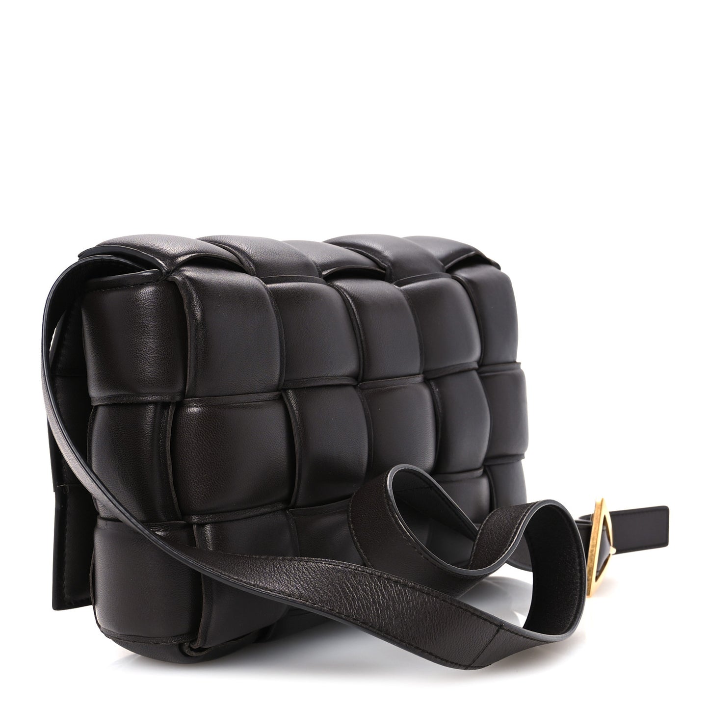 Nappa Maxi Intrecciato Padded Cassette Crossbody Bag Fondant