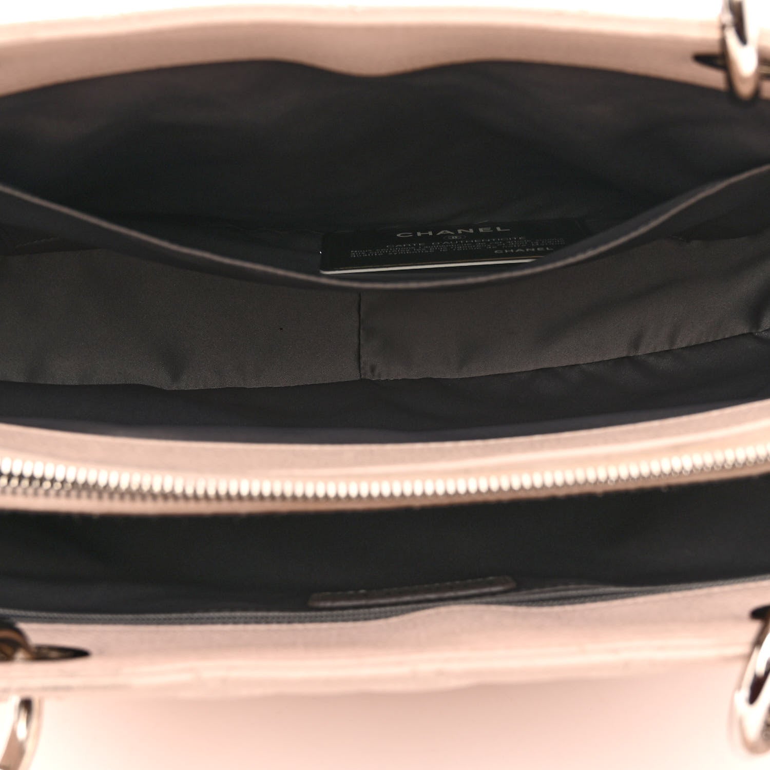 Chanel Caviar Quilted Grand Shopping Tote GST Light Pink 6 of 10