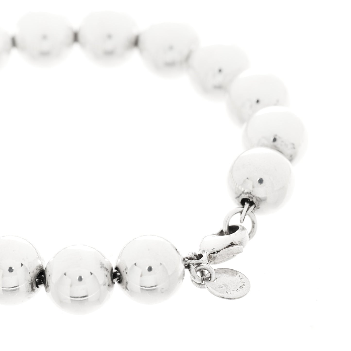 Sterling Silver 10mm Hardwear Ball Bracelet