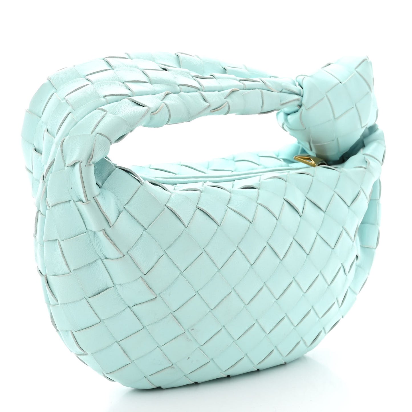 Nappa Intrecciato Mini Jodie Pale Blue