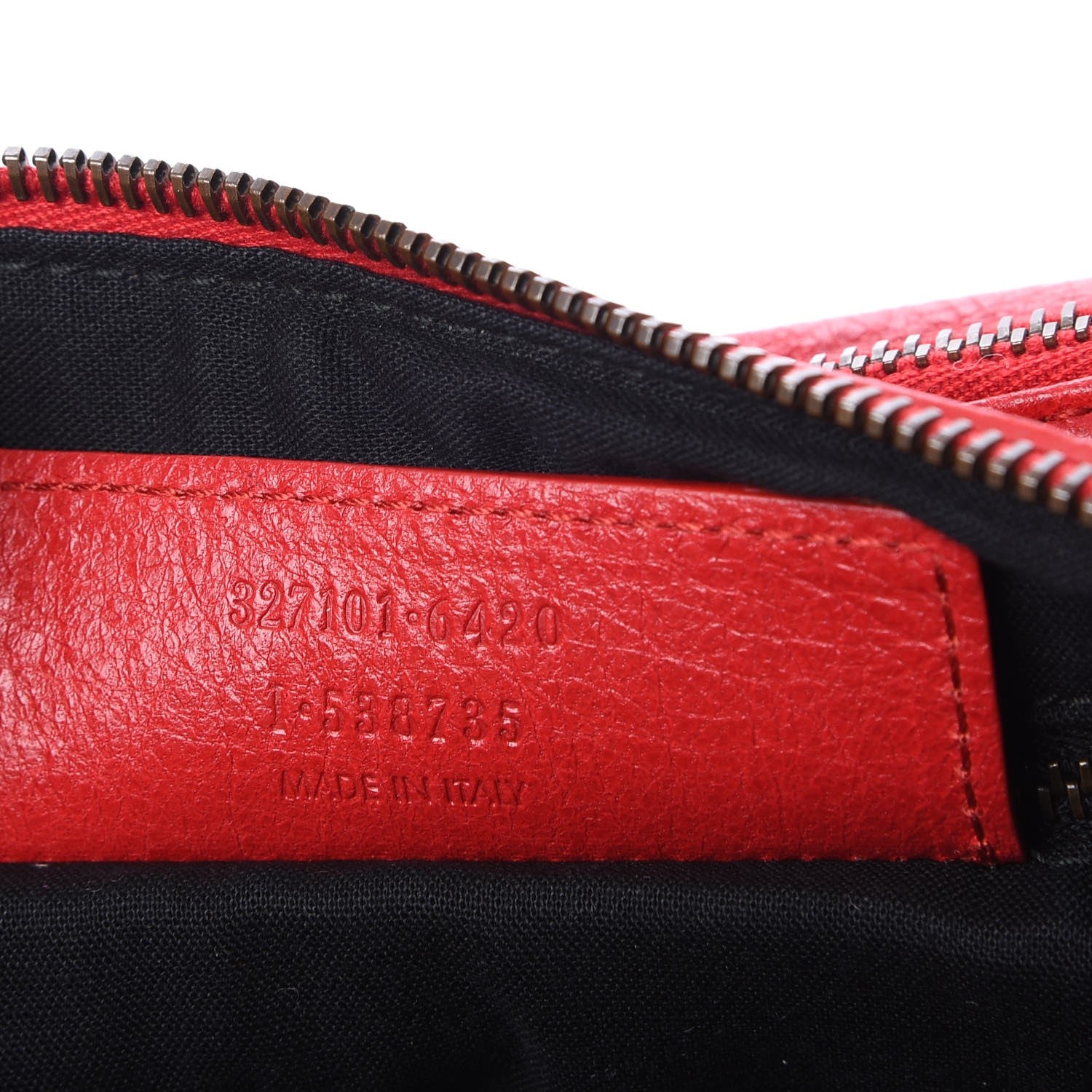 Balenciaga Agneau Classic Hardware Tool Kit Crossbody Rouge Cardinal 7 of 7