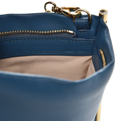 Chloe Calfskin Mini Roy Chain Pouch Vinyl Blue 7 of 7