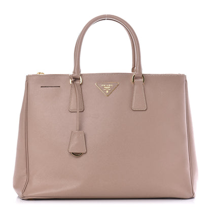 Prada Saffiano Large Galleria Double Zip Tote Cammeo 1 of 12