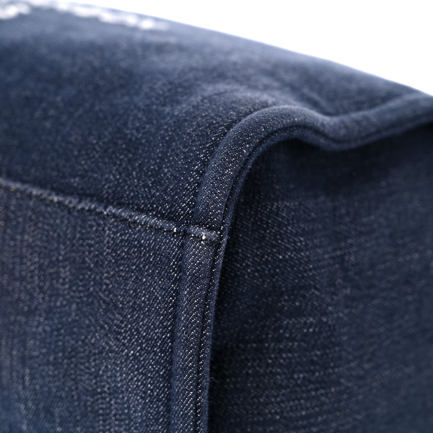 Denim Medium Deauville Tote Dark Blue