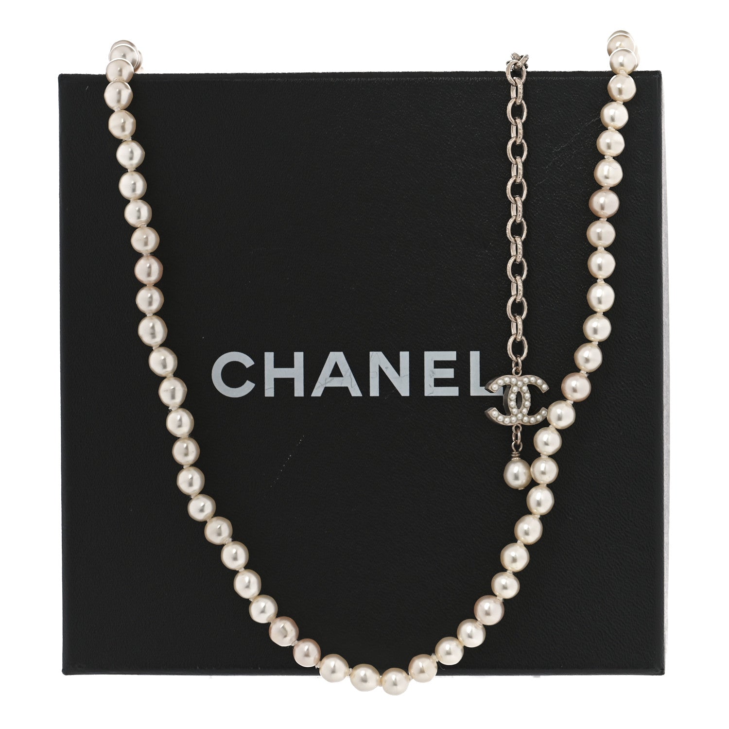Chanel Pearl CC Multi Strand Necklace 6 of 6