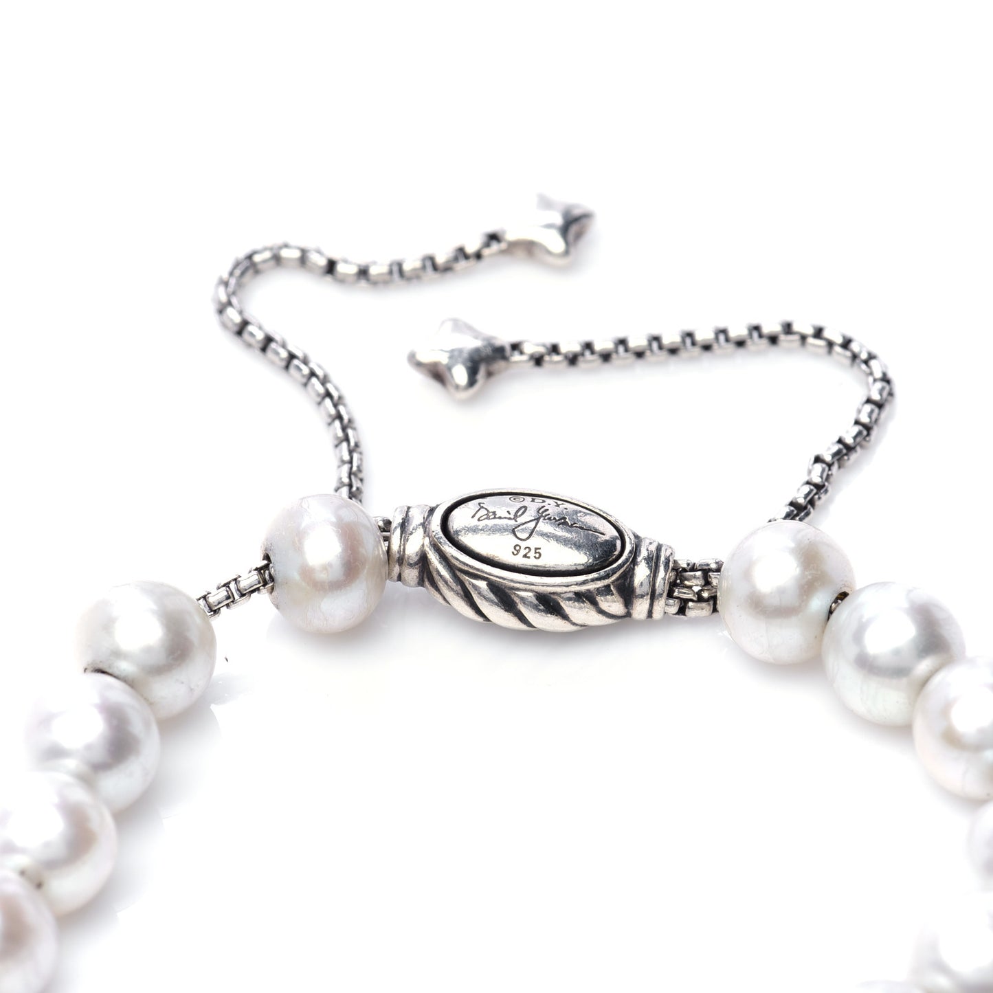 Sterling Silver Pearl 8mm Spiritual Bead Bracelet