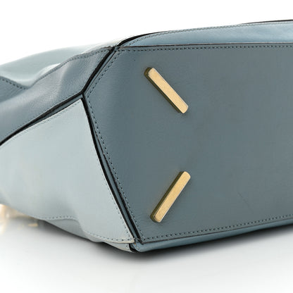 Loewe Calfskin Medium Puzzle Bag Aqua Light Blue Stone Blue 9 of 14