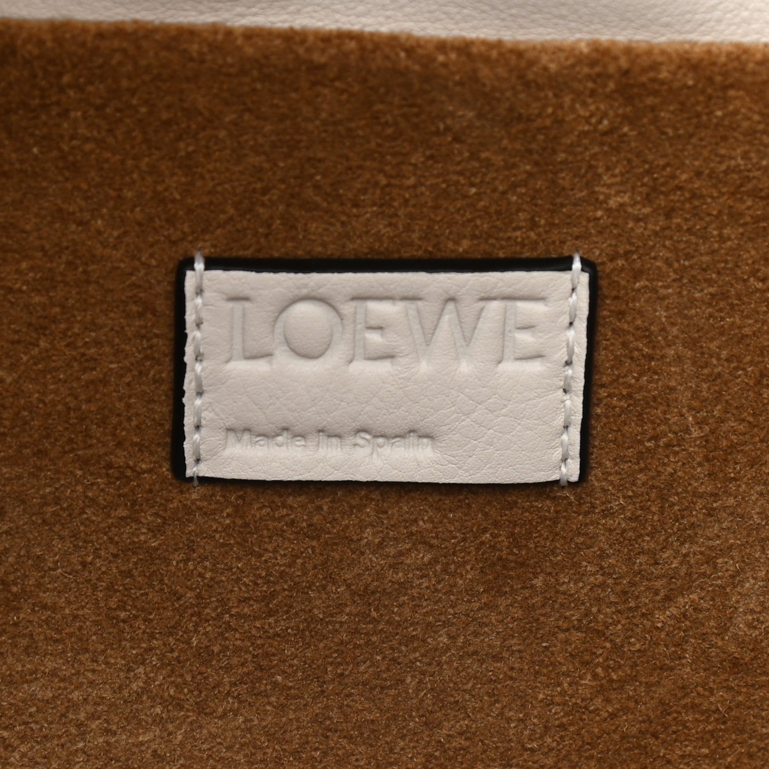 Loewe Calfskin Small Flamenco Knot Bag White 5 of 7