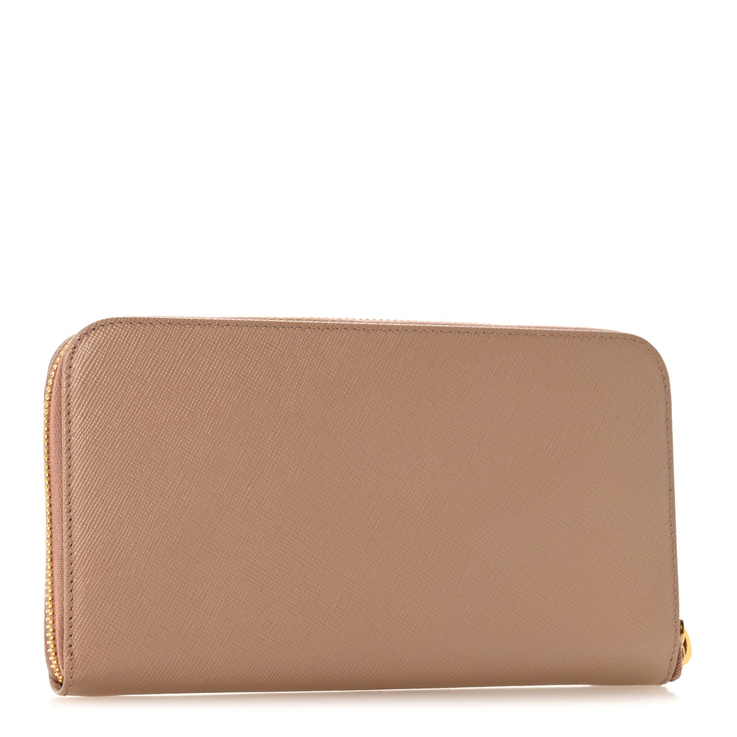 Prada Saffiano Metal Zip Around Wallet Cammeo 3 of 9