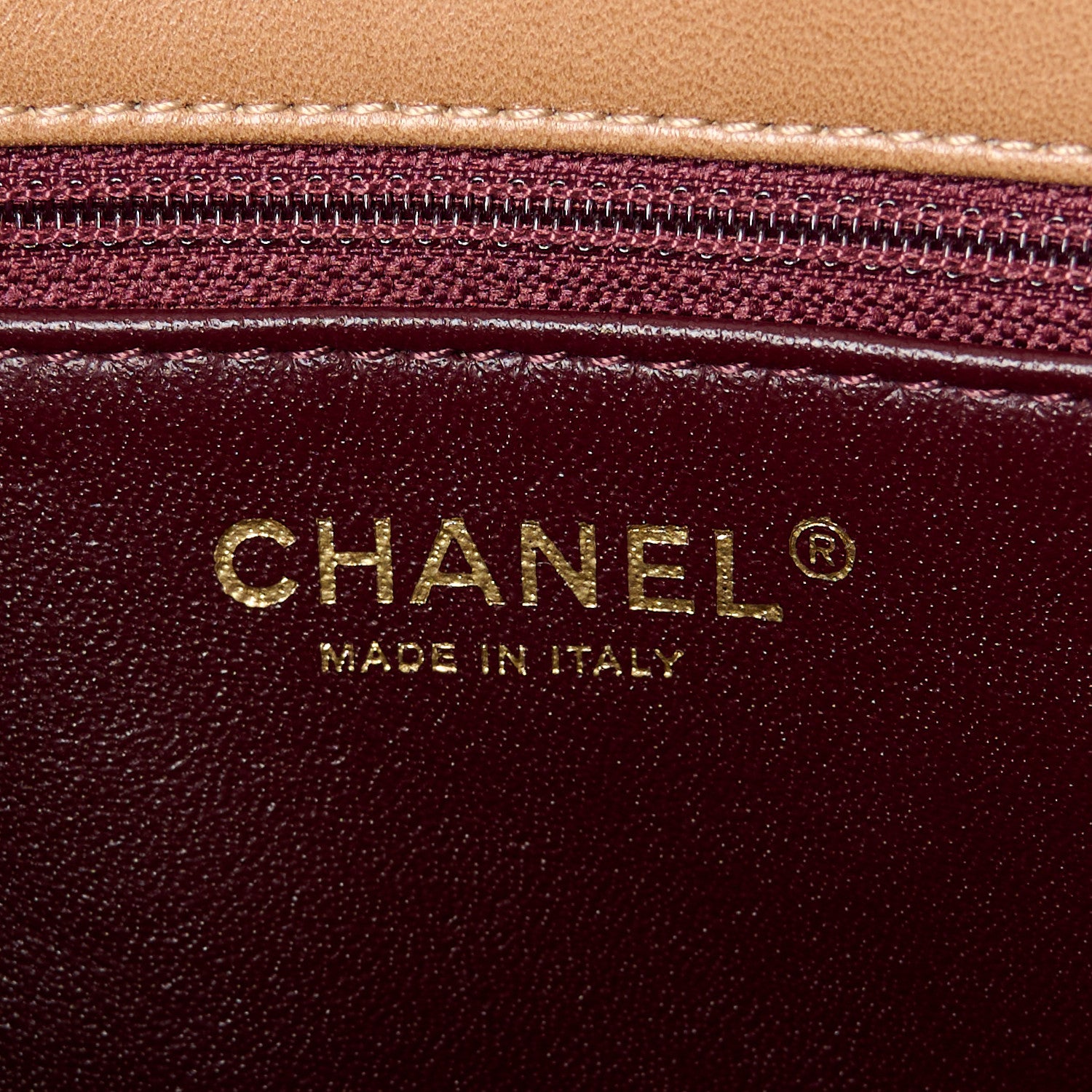 Chanel Lambskin Quilted Medium Single Flap Light Brown 6 of 16