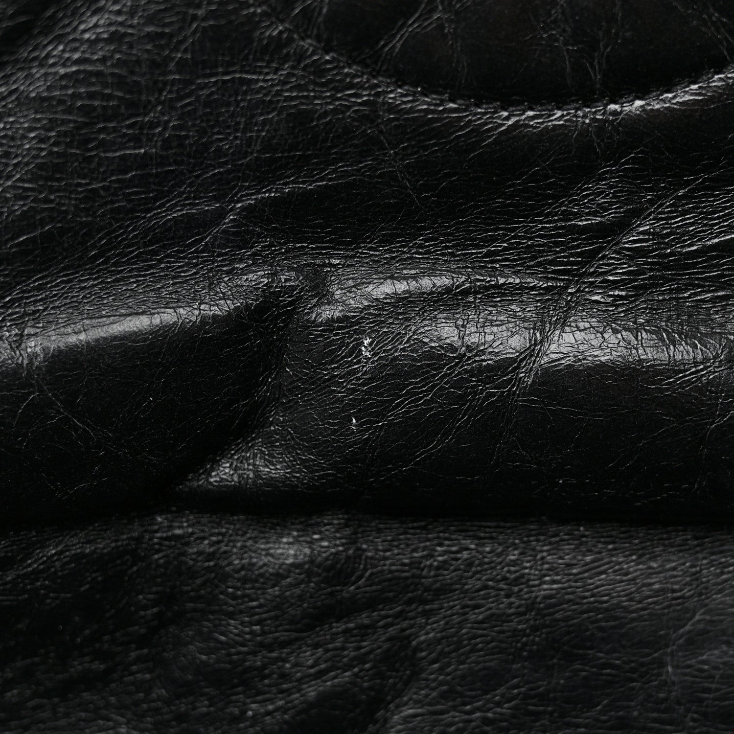 Chanel Glazed Calfskin Twisted Maxi Flap Black 14 of 19