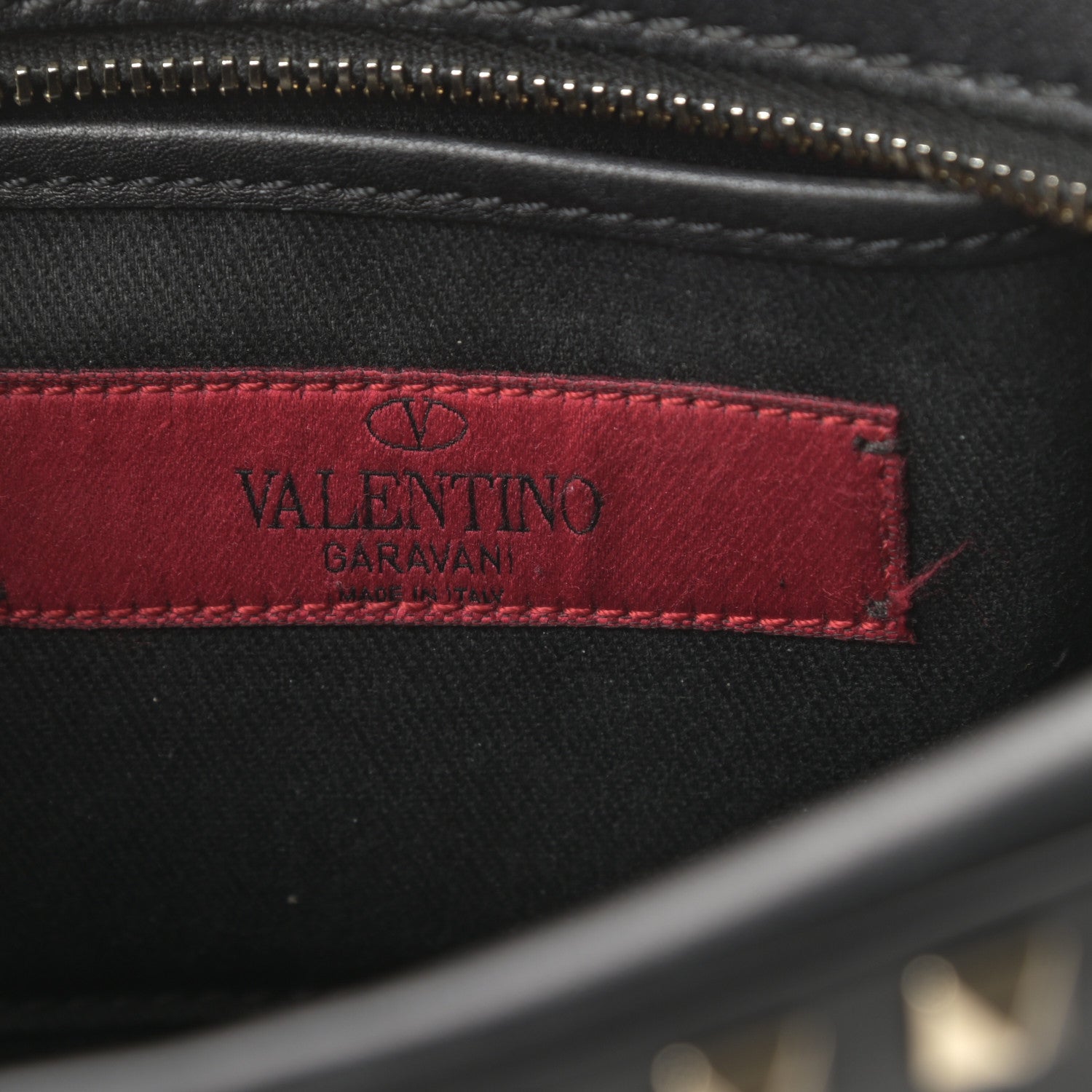 Valentino Garavani Calfskin Rockstud Camera Crossbody Bag Black 6 of 12