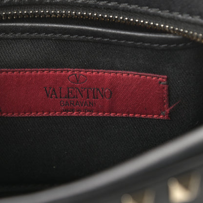 Valentino Garavani Calfskin Rockstud Camera Crossbody Bag Black 6 of 12