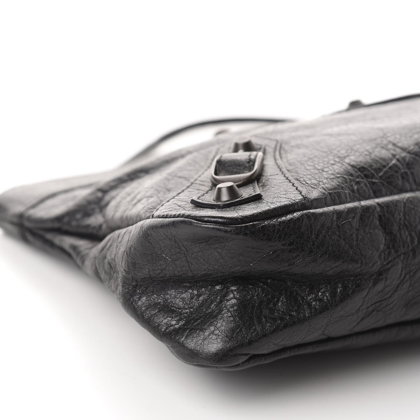 Agneau Classic Hardware Premier Clutch Black
