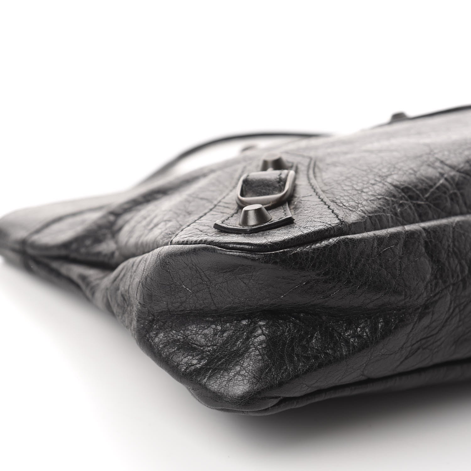 Balenciaga Agneau Classic Hardware Premier Clutch Black 6 of 10