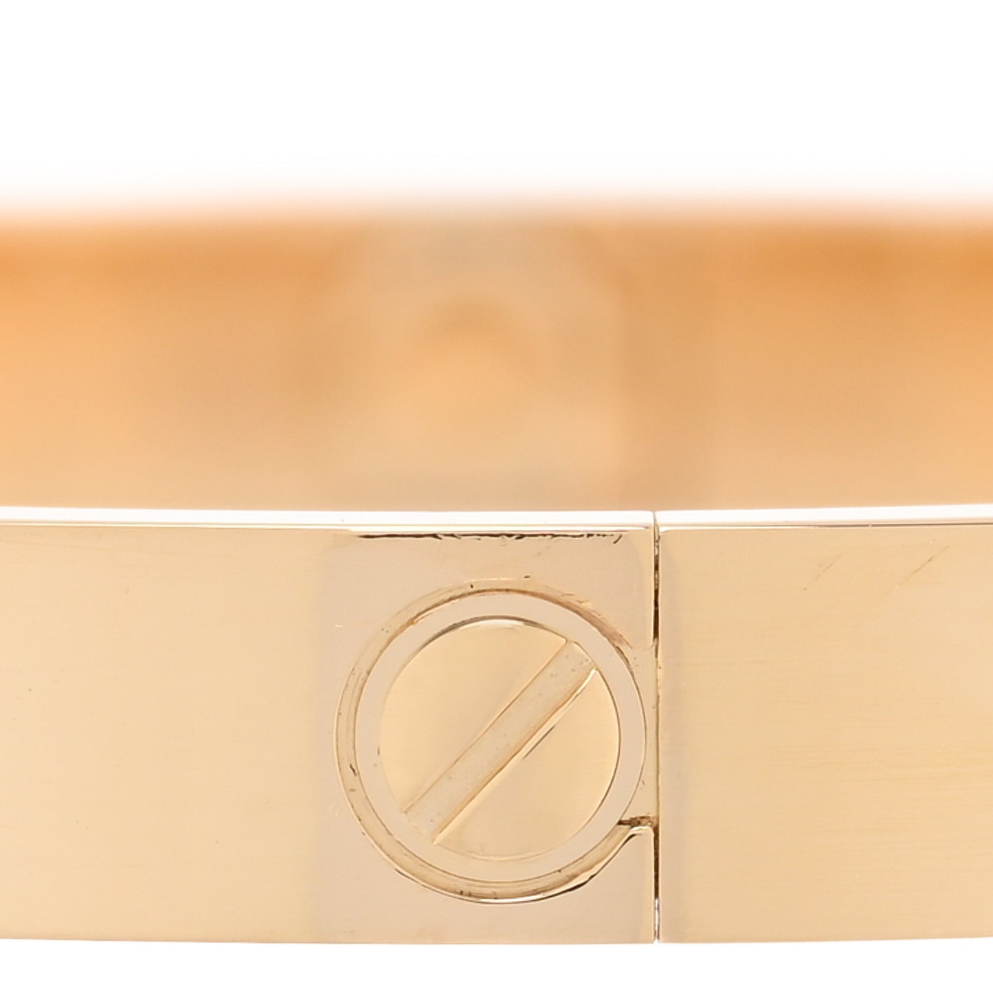 18K Yellow Gold 4 Diamond LOVE Bracelet 18