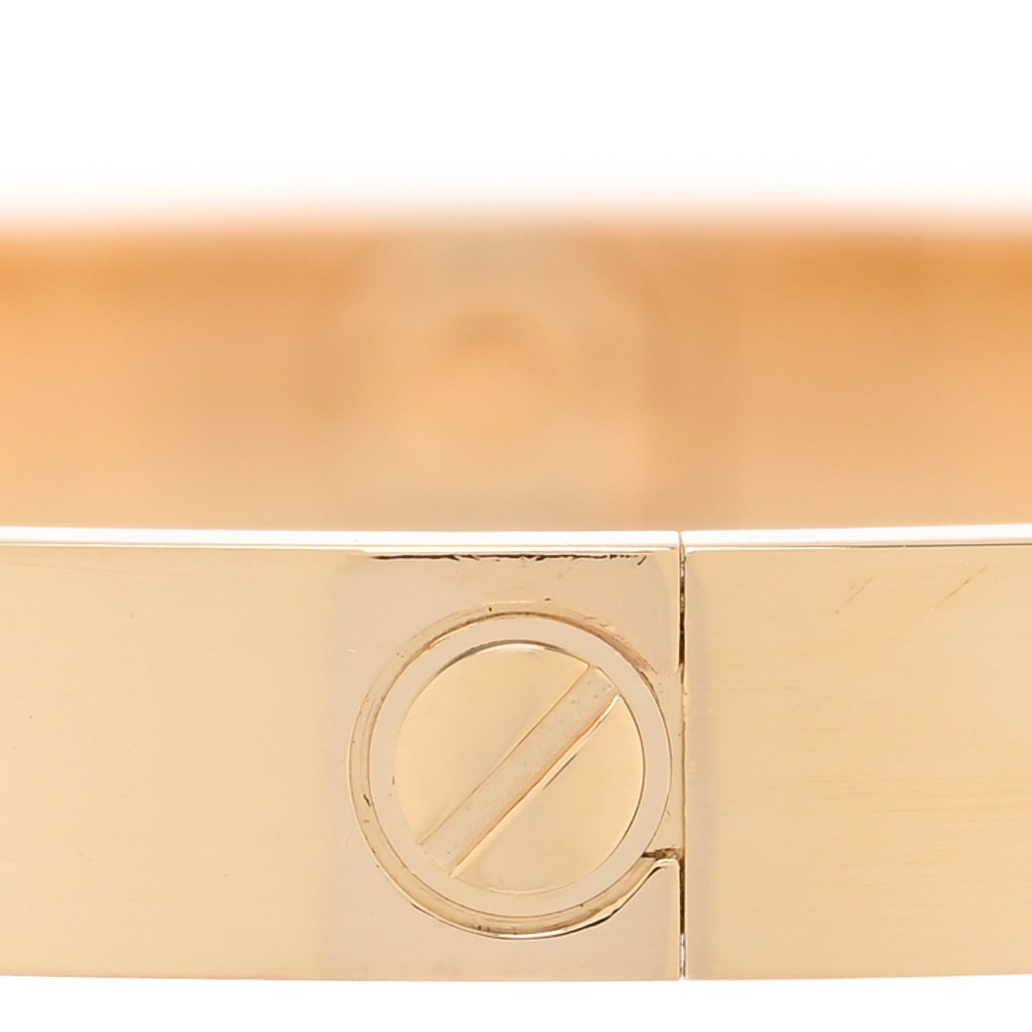 Cartier 18K Yellow Gold 4 Diamond LOVE Bracelet 18 5 of 8