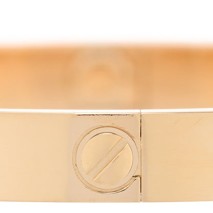 Cartier 18K Yellow Gold 4 Diamond LOVE Bracelet 18 5 of 8