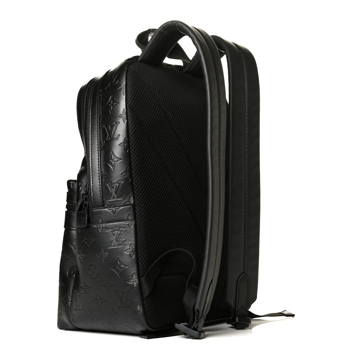 Louis Vuitton Calfskin Monogram Shadow Sprinter Backpack Black 2 of 7