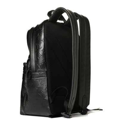 Louis Vuitton Calfskin Monogram Shadow Sprinter Backpack Black 2 of 7