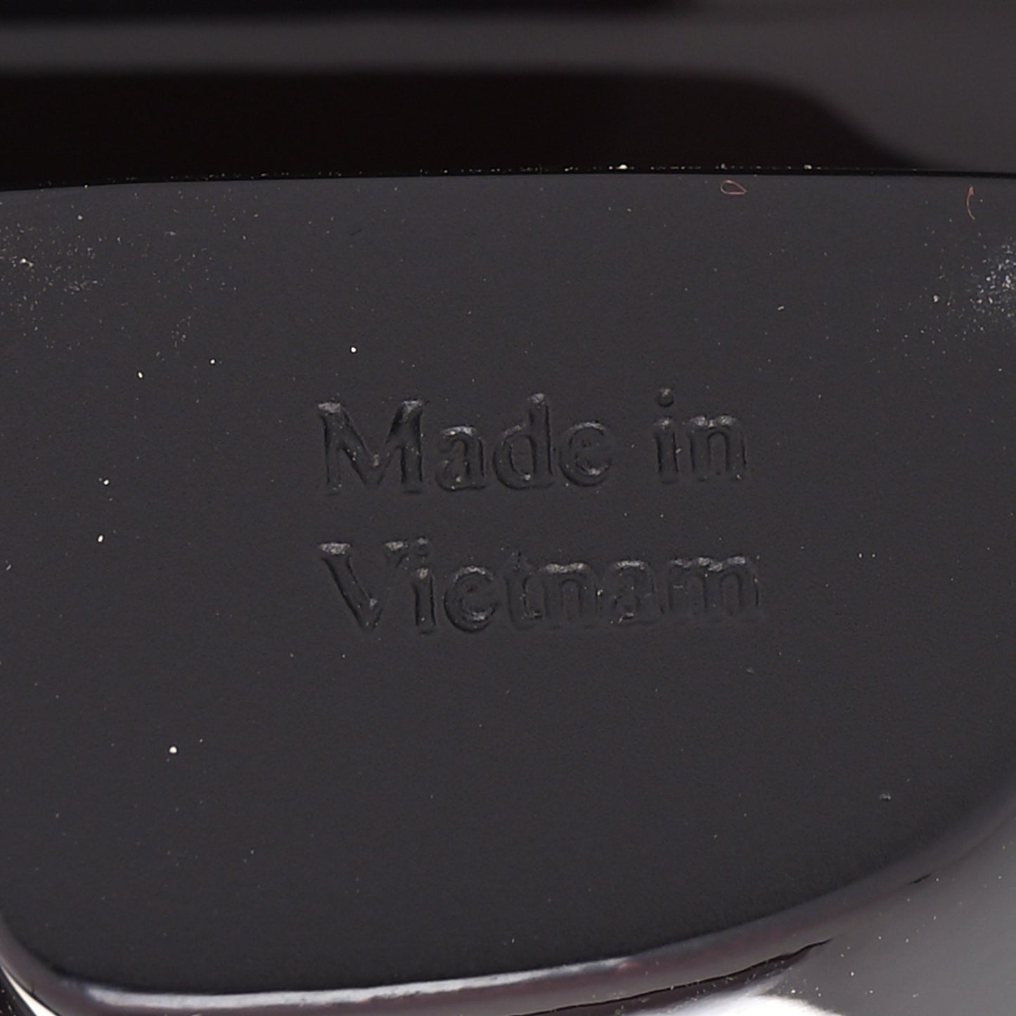 Lacquered Wood Elephant Lao Paperweight Aubergine