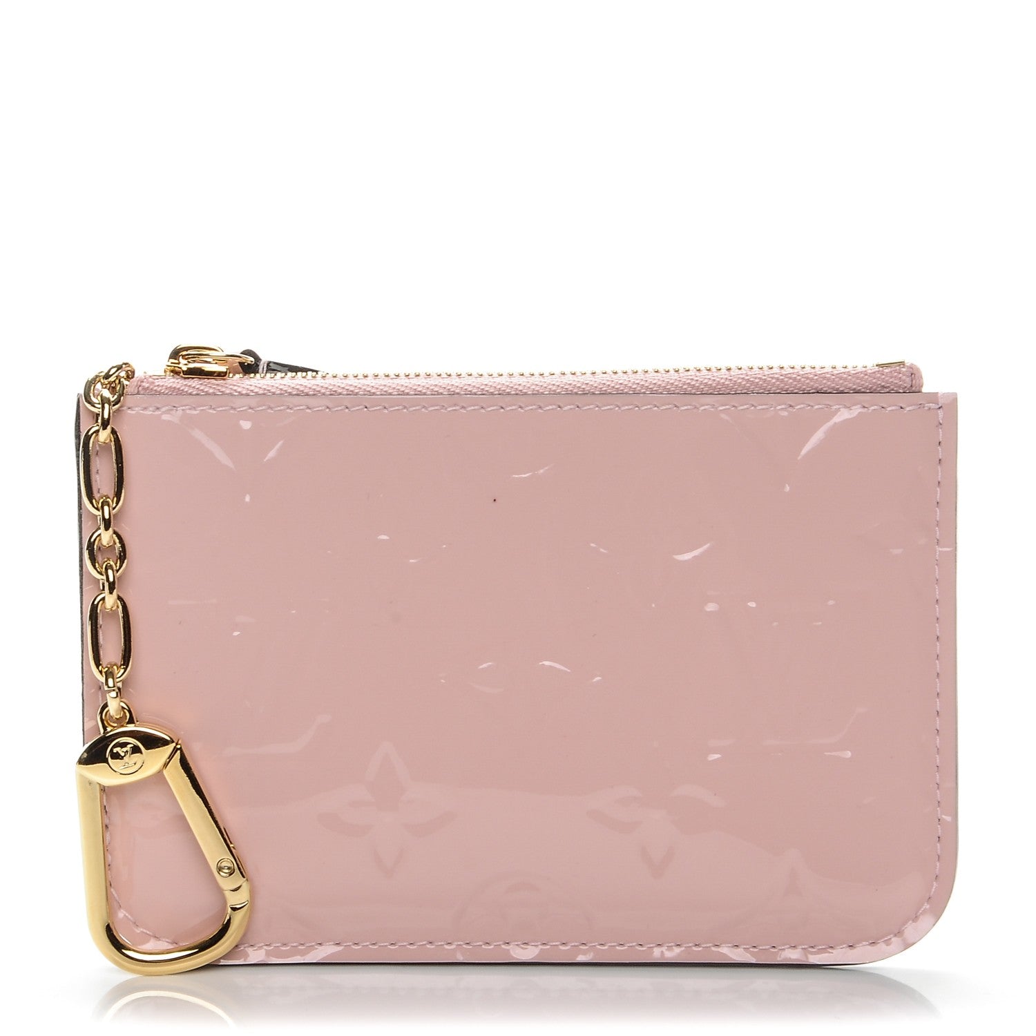 Louis Vuitton Vernis Key Pouch Rose Ballerine 1 of 7